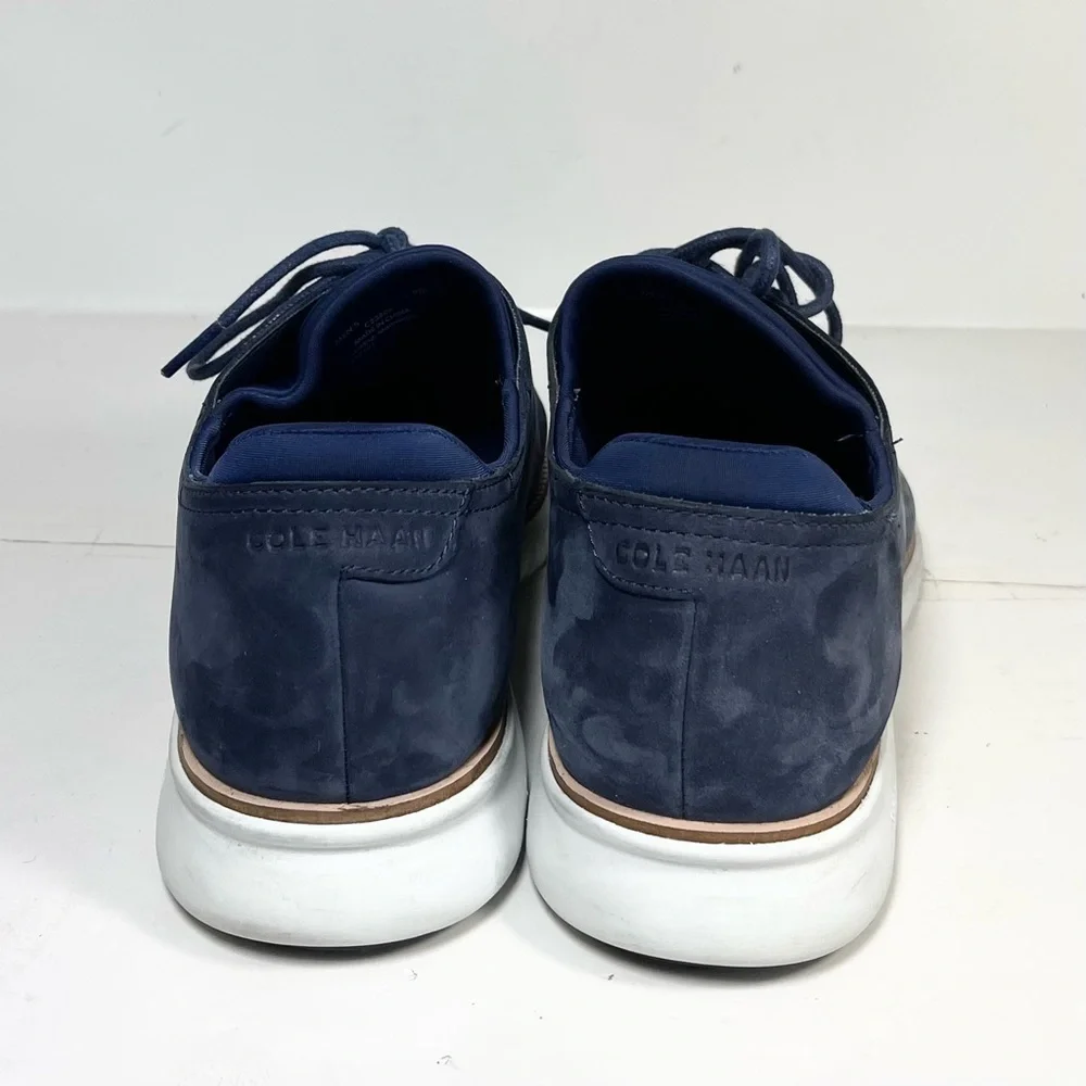 Cole Haan Zerogrand‎ Men's Laser Wing Oxford’s Size 9.5M Blue Leather